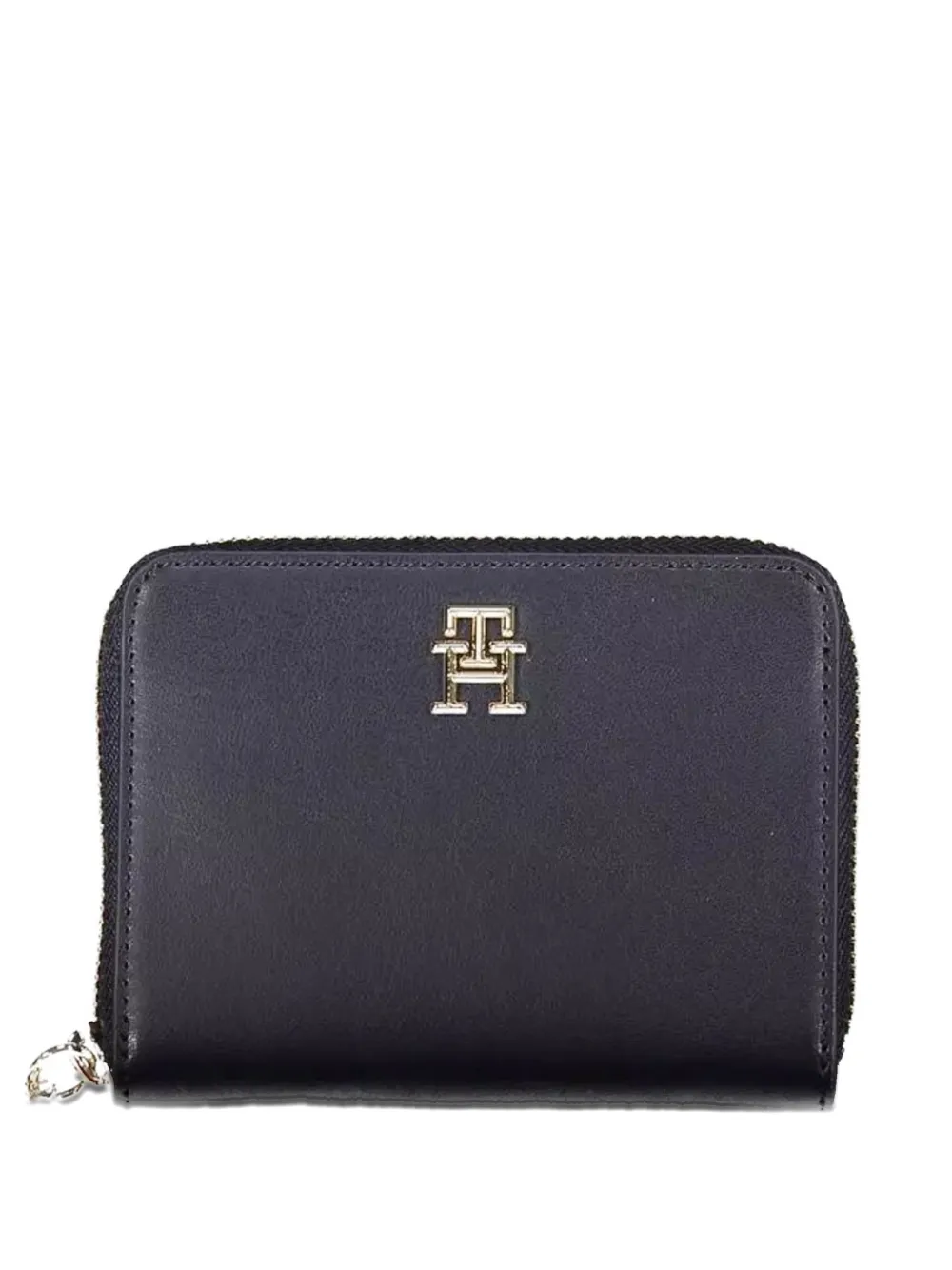 Tommy Hilfiger logo-plaque zip-around wallet - Blu