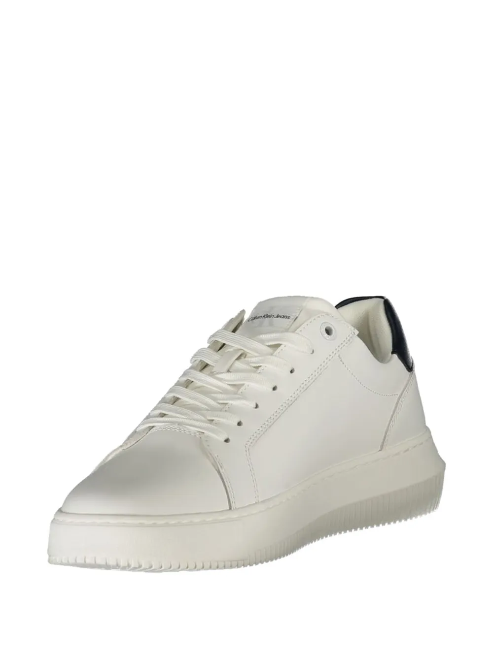 Calvin Klein Classic Cupsole leather sneakers Wit