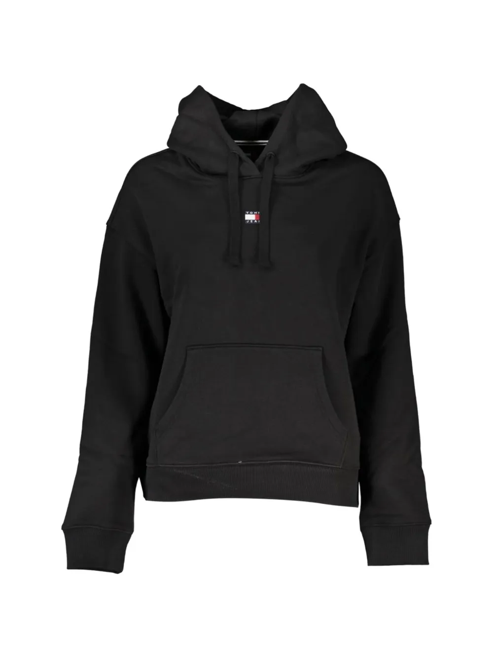 Tommy Hilfiger logo-patch hoodie - Nero