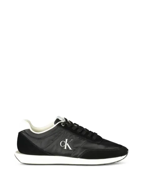 Calvin Klein logo-patch lace-up sneakers