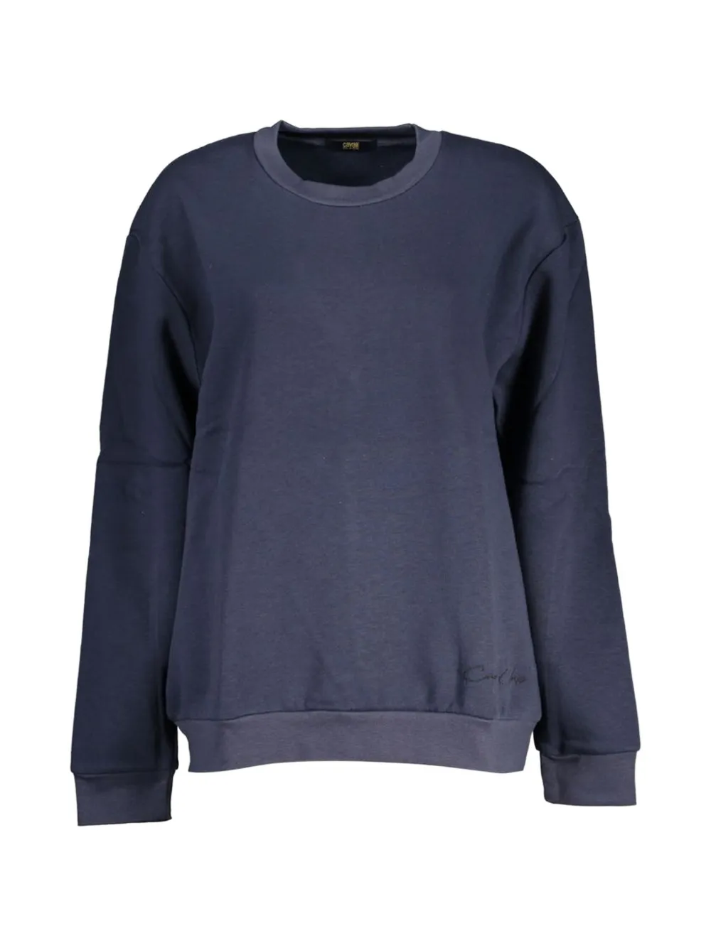 Cavalli Class logo-embroidered sweatshirt - Blu