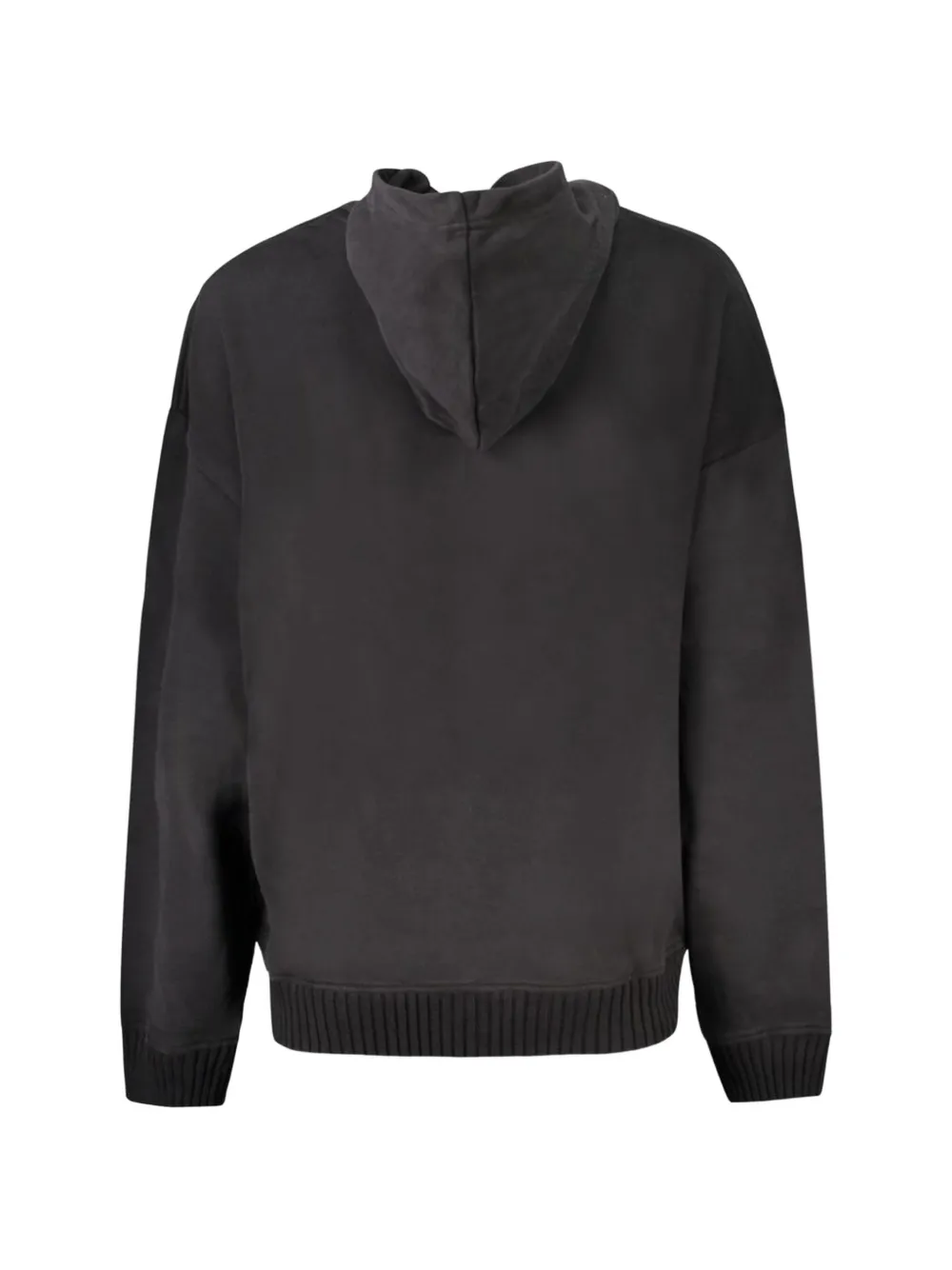 Calvin Klein Logo-patch Oversized Hoodie in Black, view 2