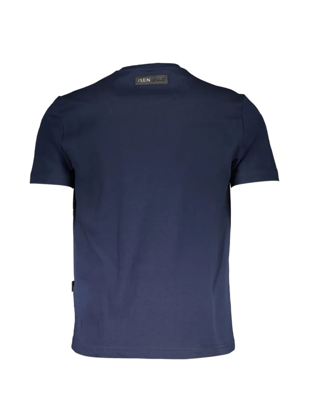 Plein Sport Katoenen T-shirt met logoprint Blauw