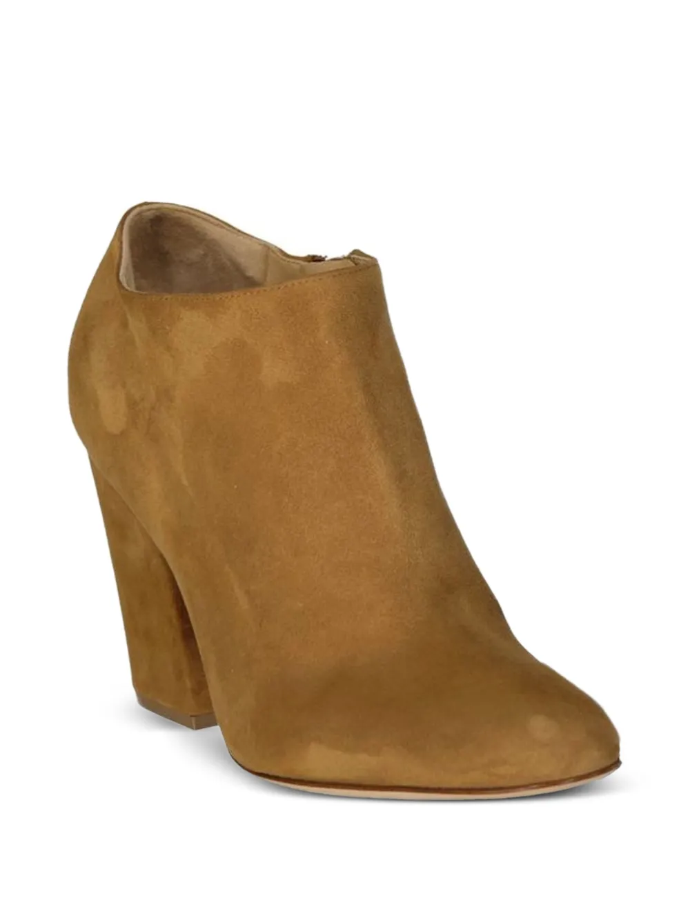 Sergio Rossi suede ankle boots Beige