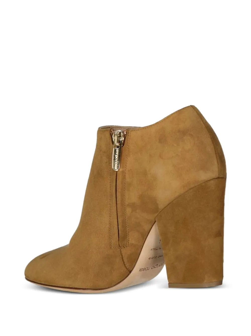 Sergio Rossi suede ankle boots Beige