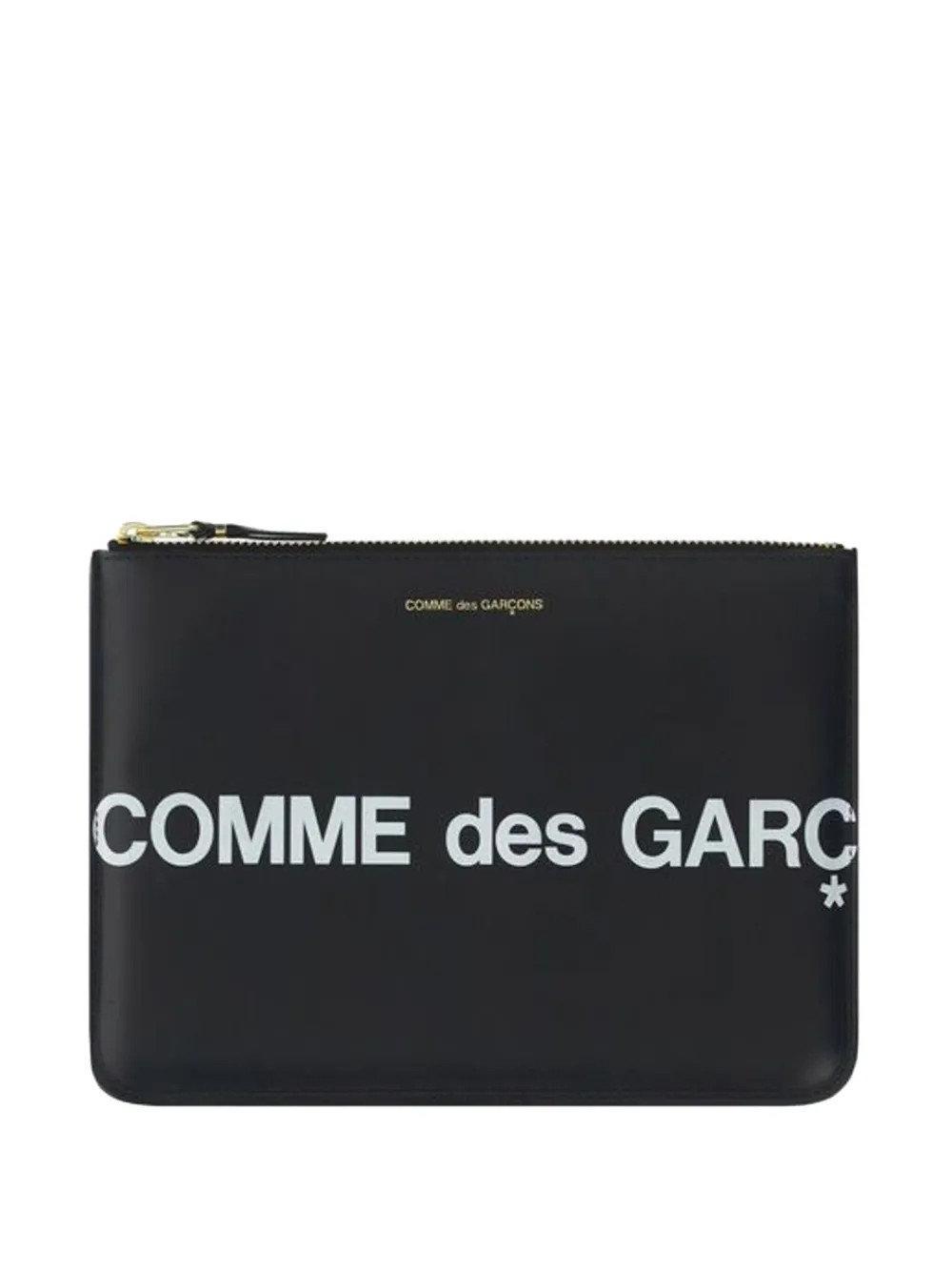 Comme Des Garçons logo-print coin purse - Nero