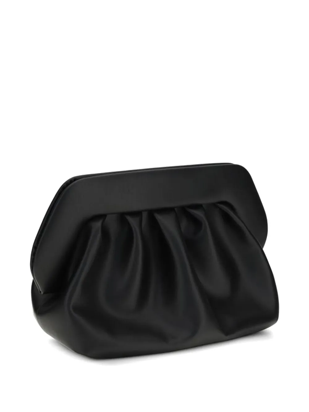 Themoirè Gesmockte clutch Zwart