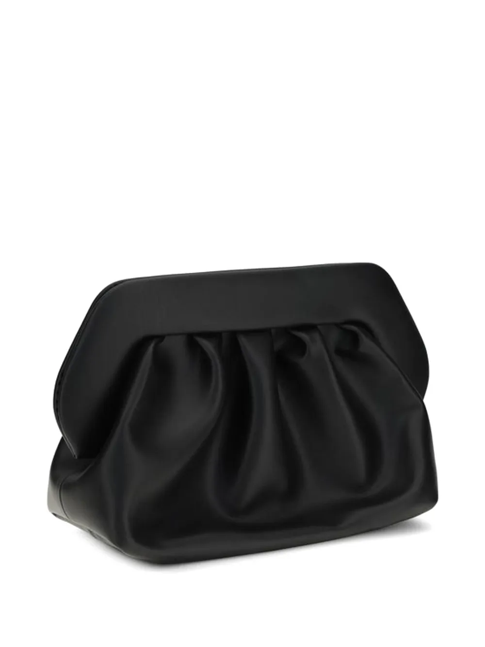Themoirè Gesmockte clutch Zwart
