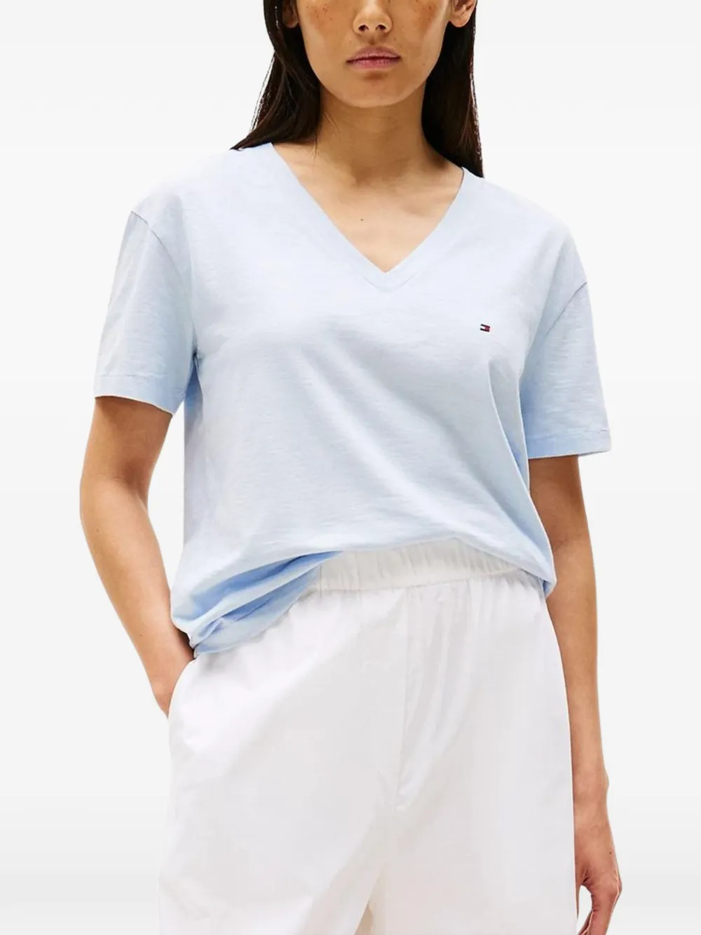 Tommy Hilfiger V-neck T-shirt - Blau