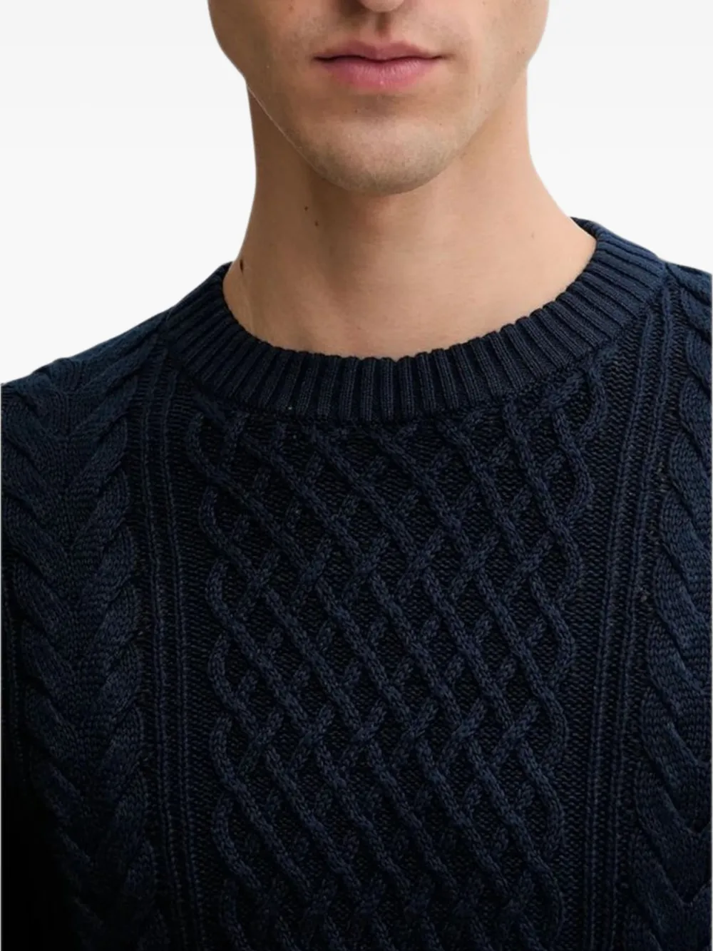 Tommy Jeans Kabelgebreide trui Blauw