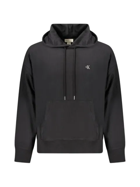 Calvin Klein logo-detail cotton hoodie