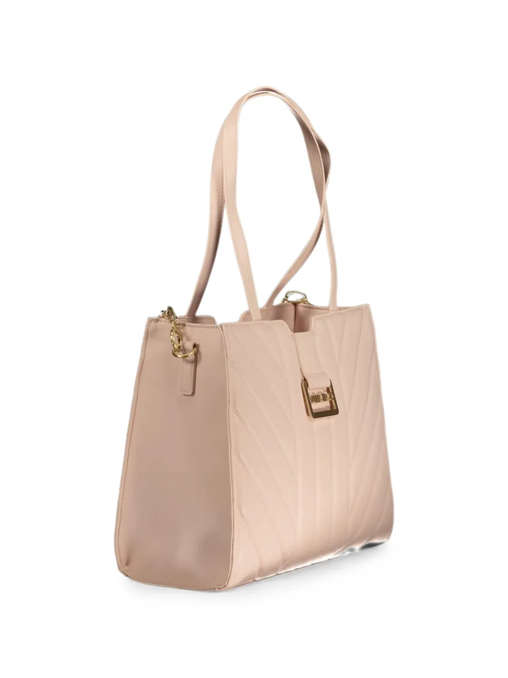 MARIO VALENTINO quilted chevron tote bag Roze