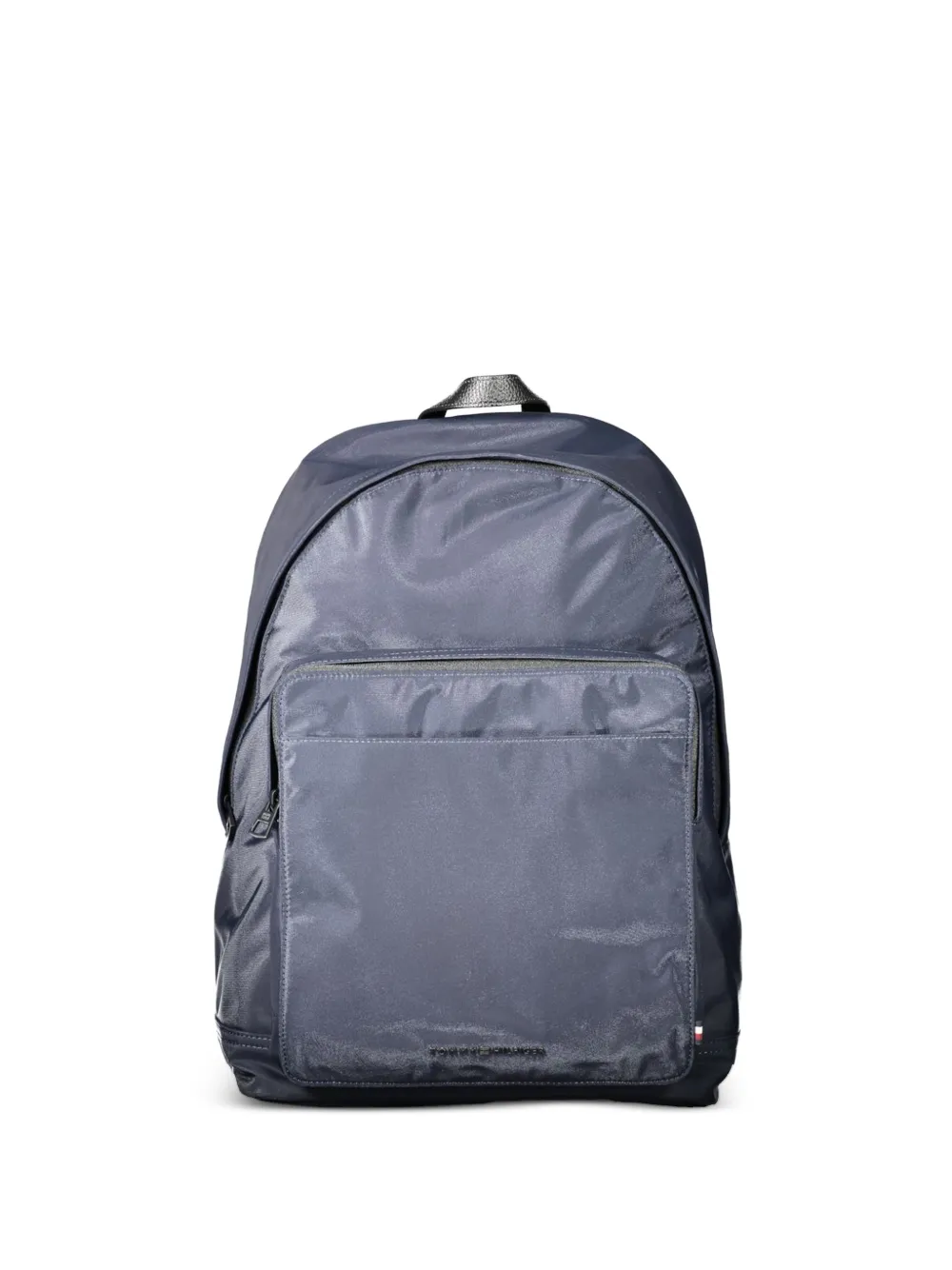 Tommy Hilfiger logo-lettering front-pocket backpack - Blu