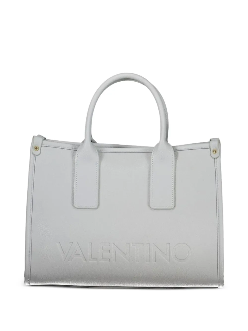 MARIO VALENTINO debossed-logo tote bag - Grigio