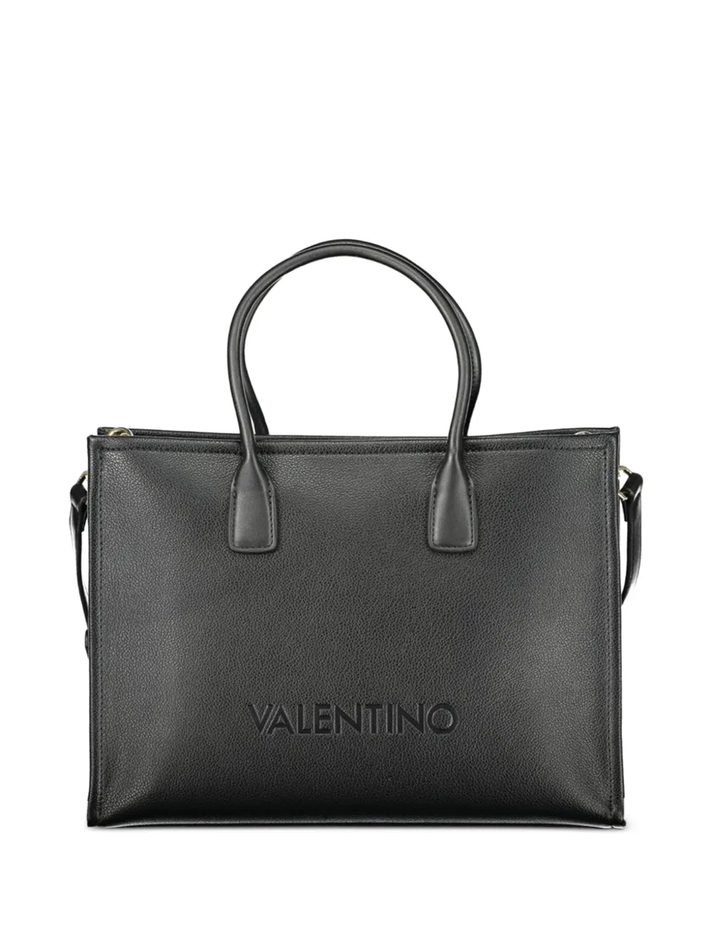 MARIO VALENTINO logo-debossed tote bag - Nero