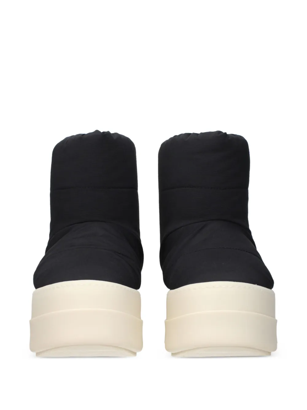 Rick Owens Bozo Tractor padded boots Zwart