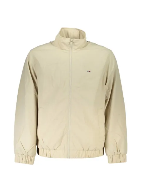 Tommy Hilfiger logo-patch zip-up jacket