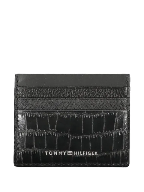 Tommy Hilfiger crocodile-embossed card-holder