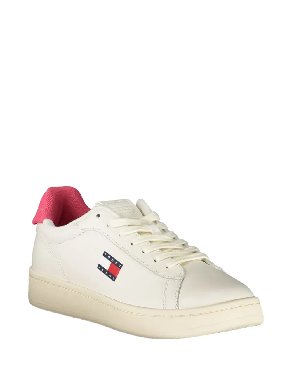 Tommy Hilfiger Archive Court sneakers met logopatch Wit