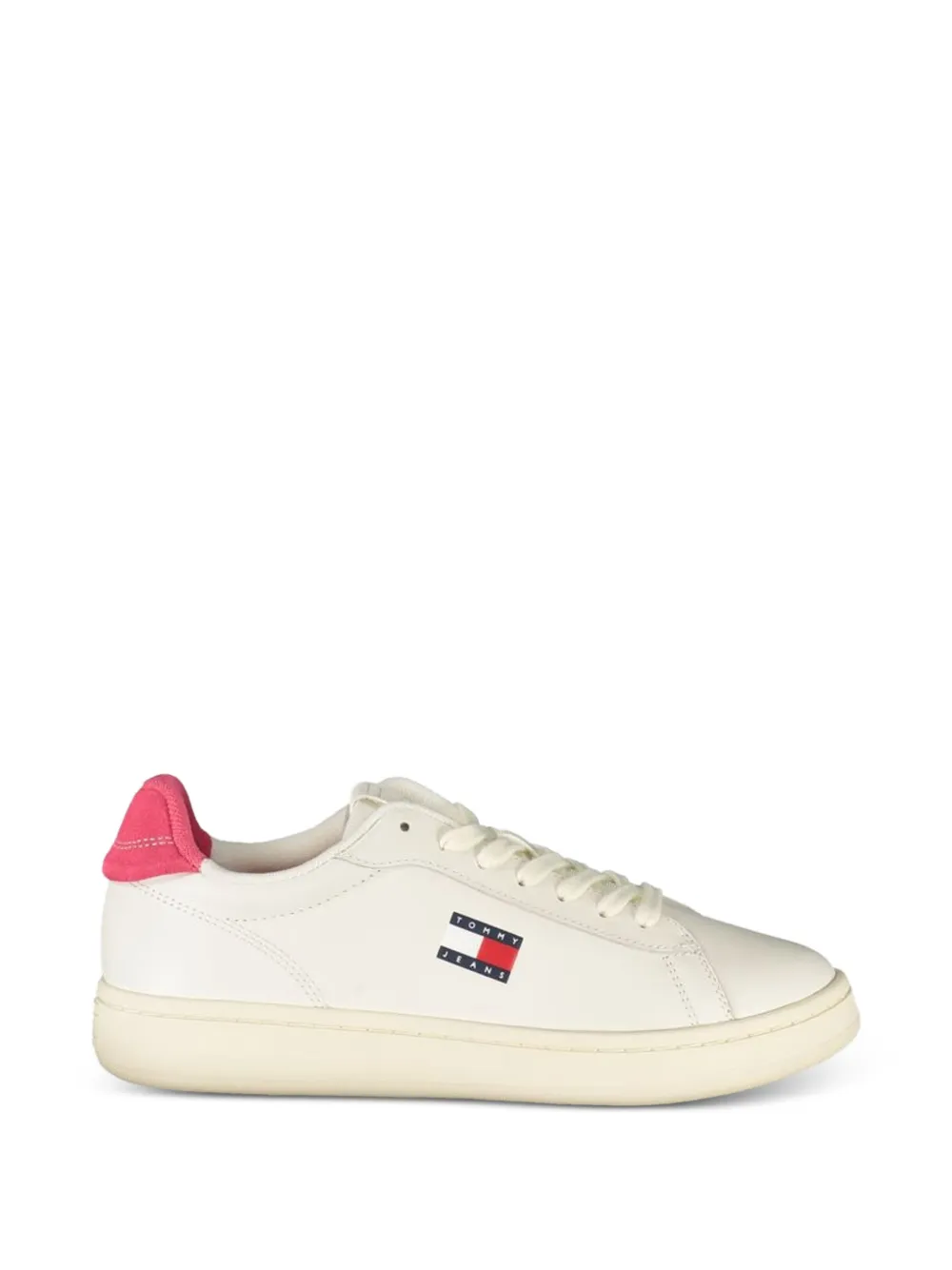 Tommy Hilfiger Archive Court sneakers met logopatch Wit