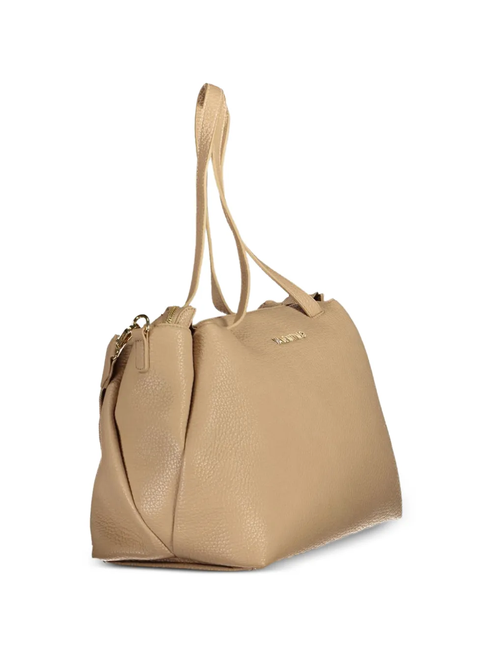 MARIO VALENTINO Leren shopper Beige