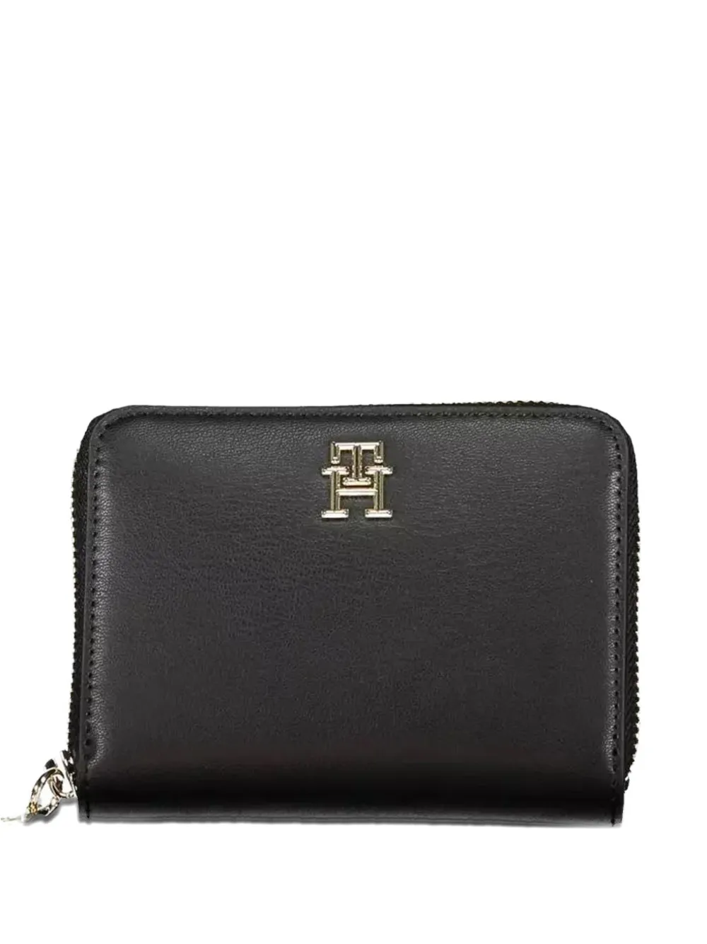 Tommy Hilfiger logo-plaque zip-around wallet - Nero