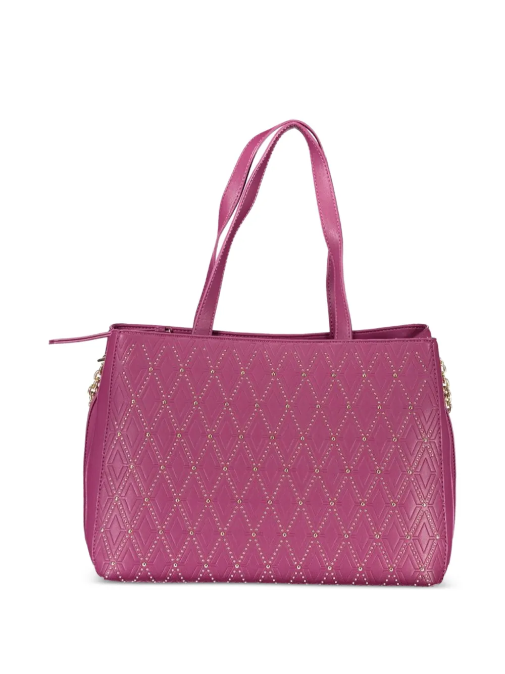 MARIO VALENTINO Shopper verfraaid met studs Paars