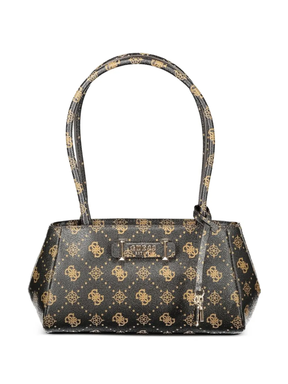 GUESS USA monogram-print shoulder bag - Marrone