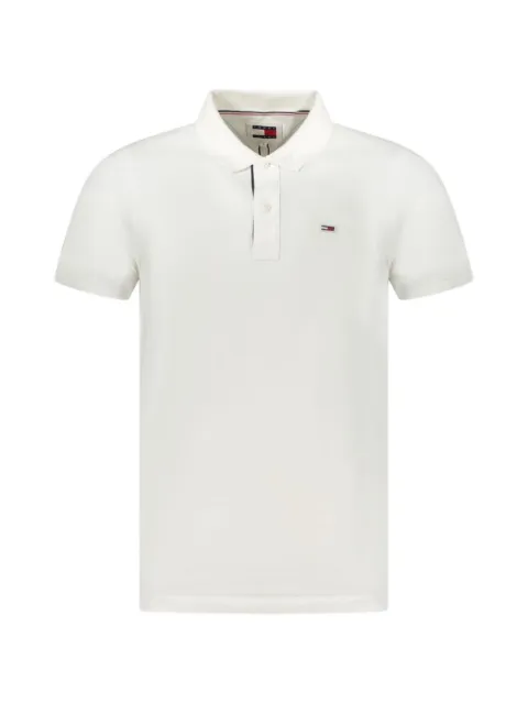 Tommy Hilfiger logo-patch polo shirt