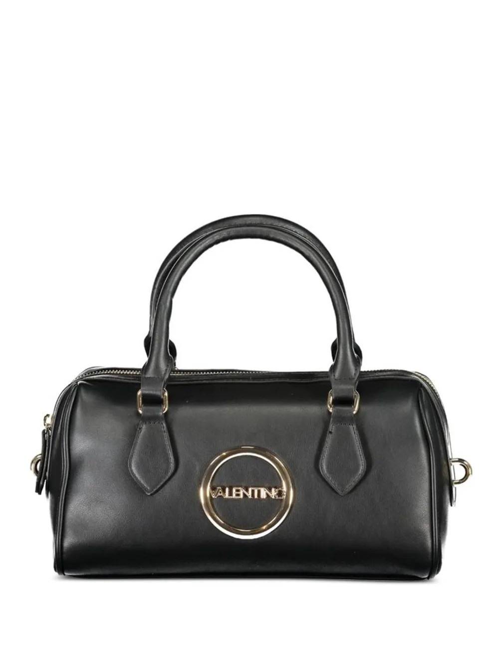 MARIO VALENTINO logo-plaque handbag - Nero