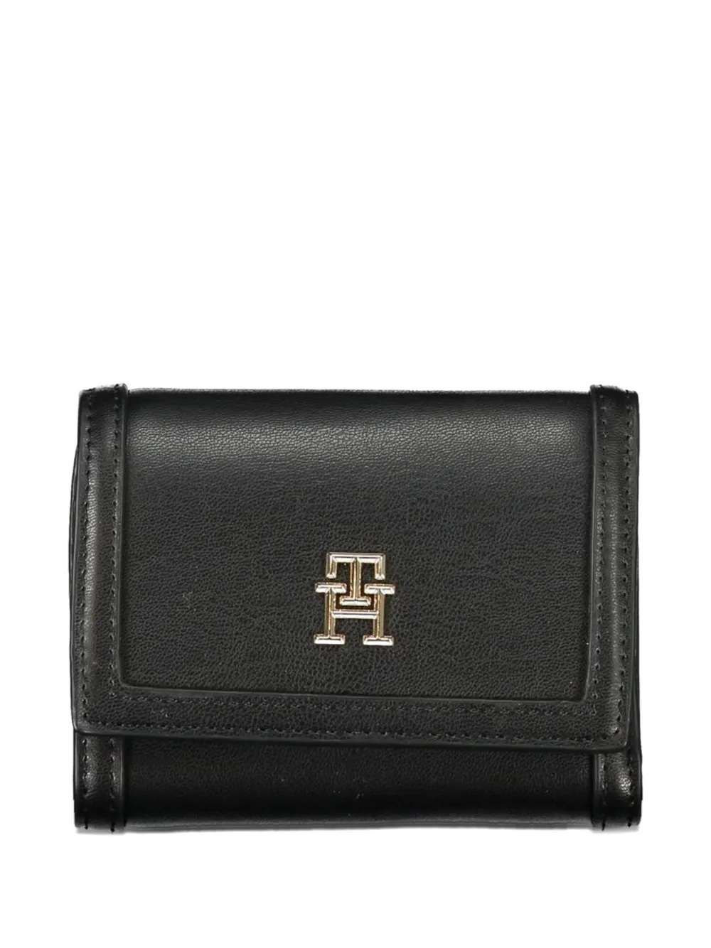 Tommy Hilfiger logo trifold wallet - Nero