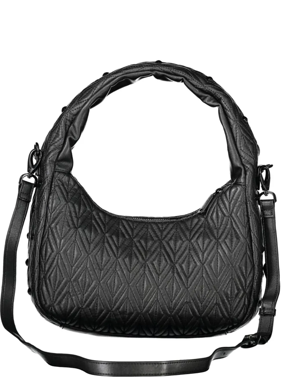 MARIO VALENTINO quilted studded tote bag - Nero