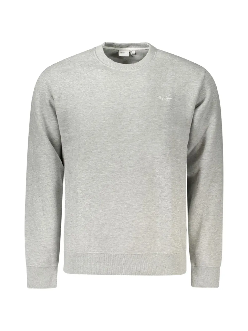 Pepe Jeans logo-detail crew-neck cotton sweatshirt - Grigio