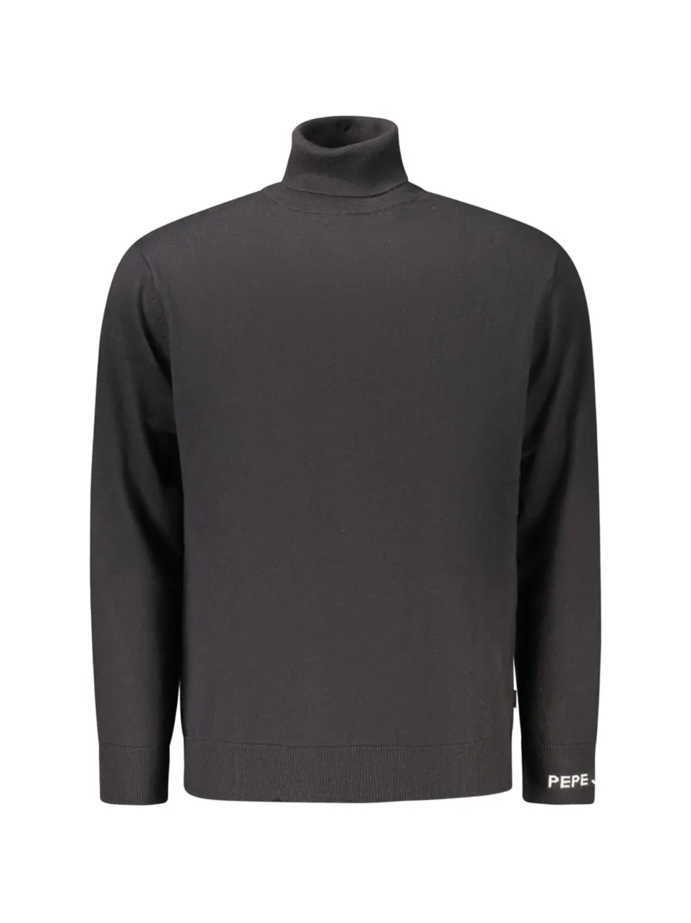 Pepe Jeans ribbed-knit turtleneck cotton sweater - Grigio