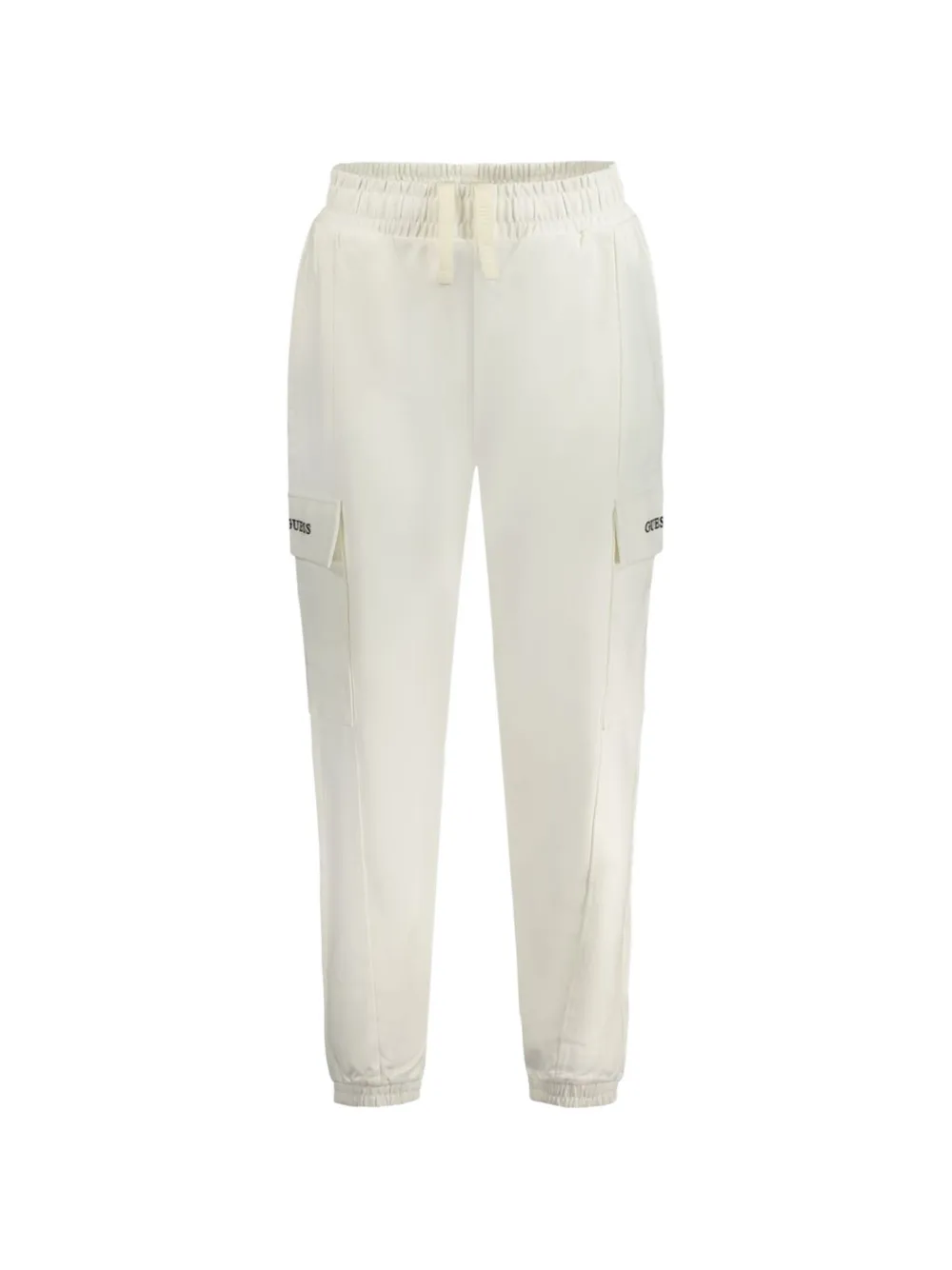 GUESS USA cargo-pocket track pants - Bianco