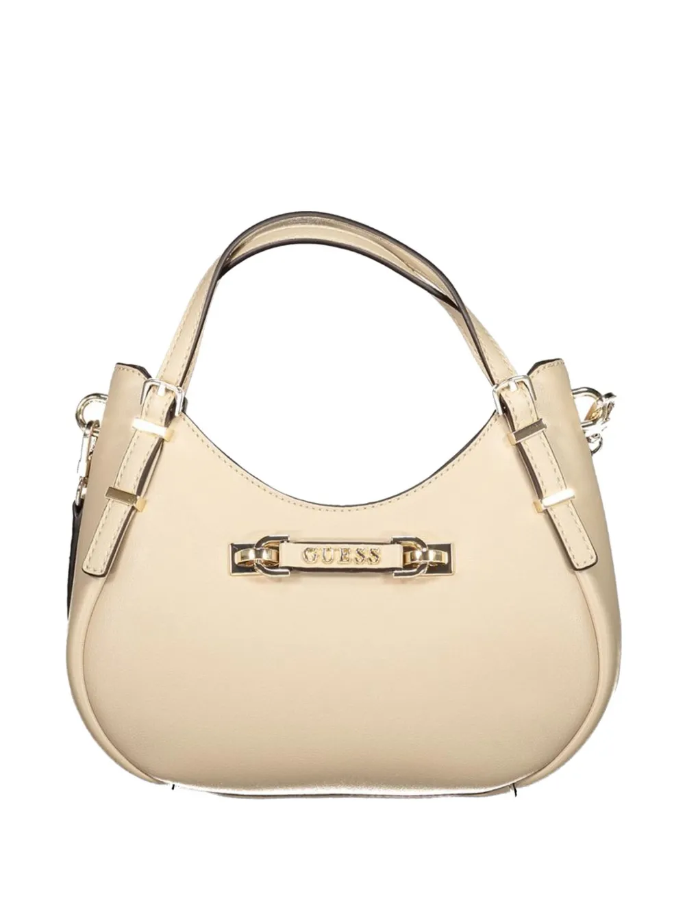 GUESS USA small Lefia logo-plaque tote bag - Toni neutri