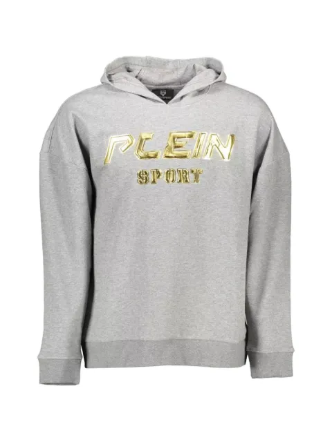 Plein Sport hoodie con logo metalizado