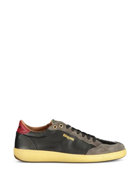 Blauer Murray suede-panel sneakers