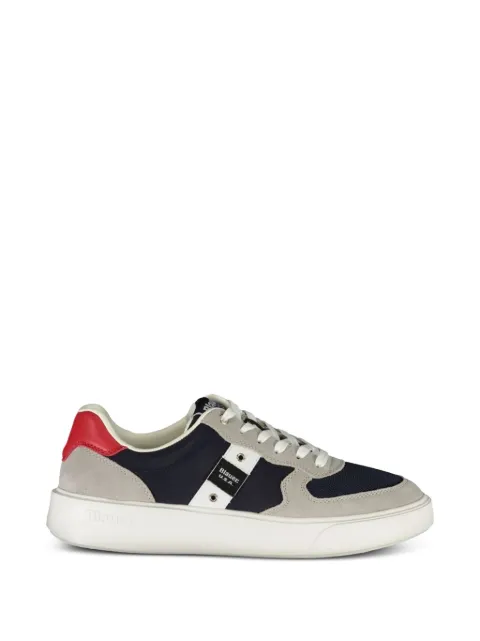 Blauer Buck suede-panel colour-block sneakers