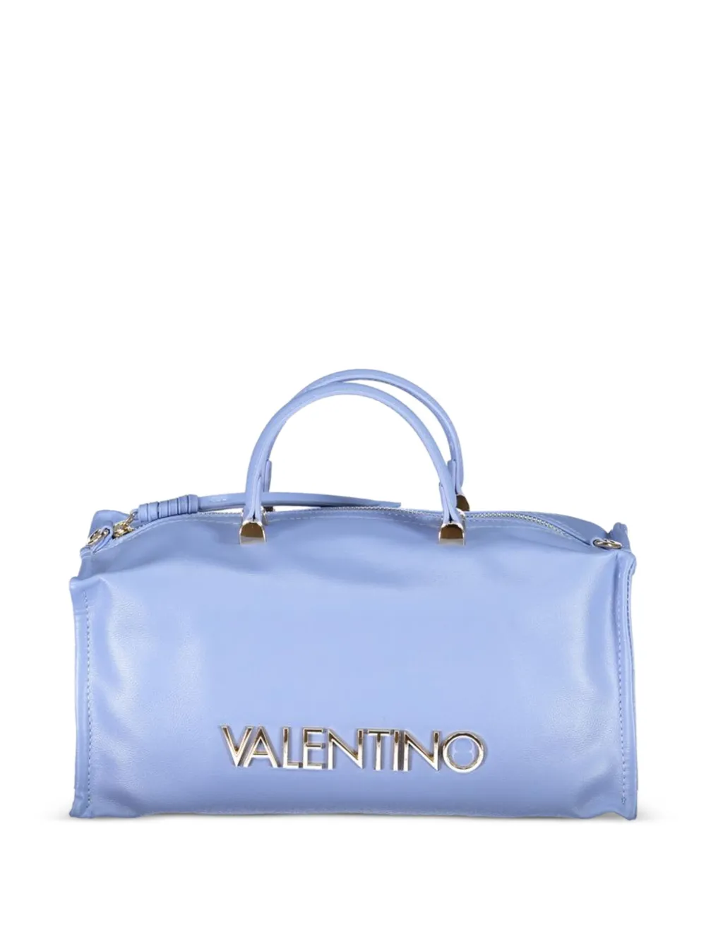 MARIO VALENTINO logo-lettering tote bag - Blu