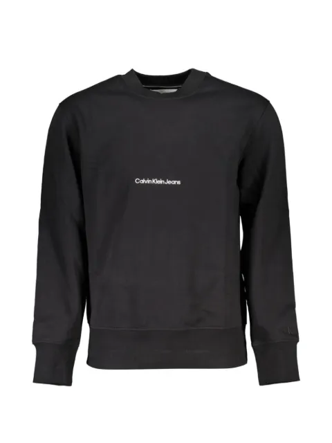 Calvin Klein logo-embroidered crew-neck sweater