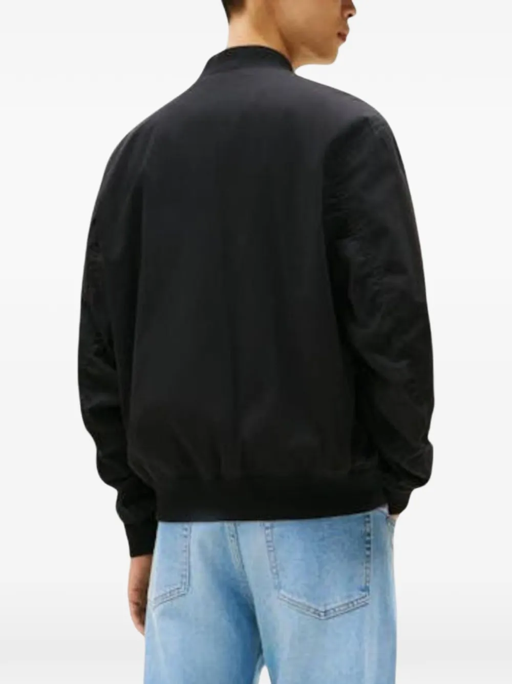Tommy Jeans Bomberjack met logopatch Zwart
