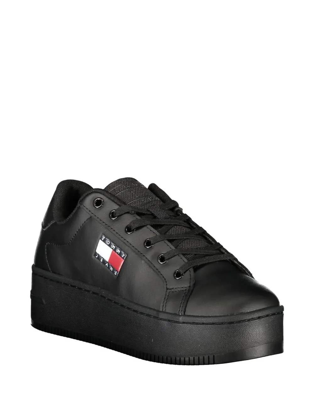Tommy Hilfiger Sneakers met logodetail Zwart