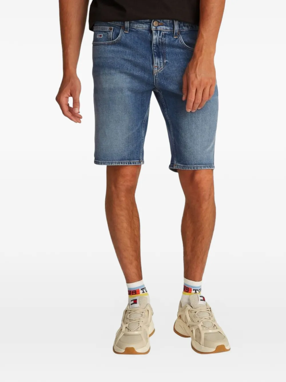Tommy Jeans faded denim shorts - Blu