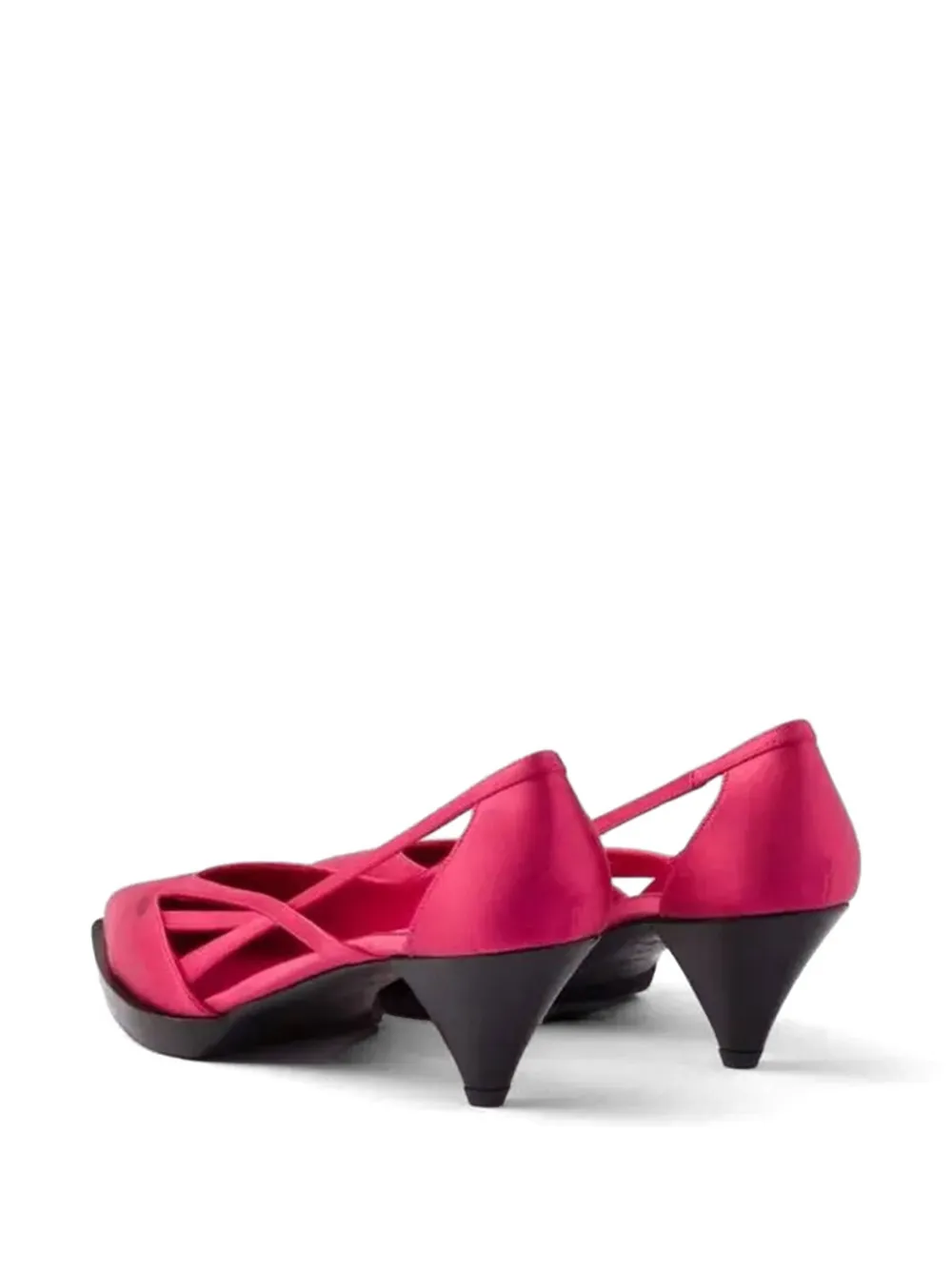Prada cutout detail pumps Roze