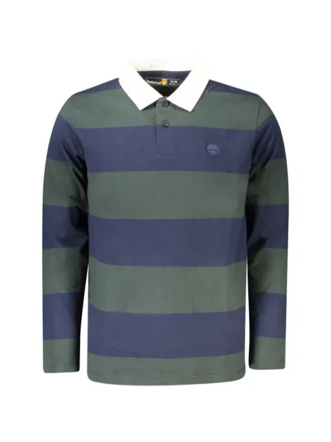 Timberland striped long-sleeve polo shirt