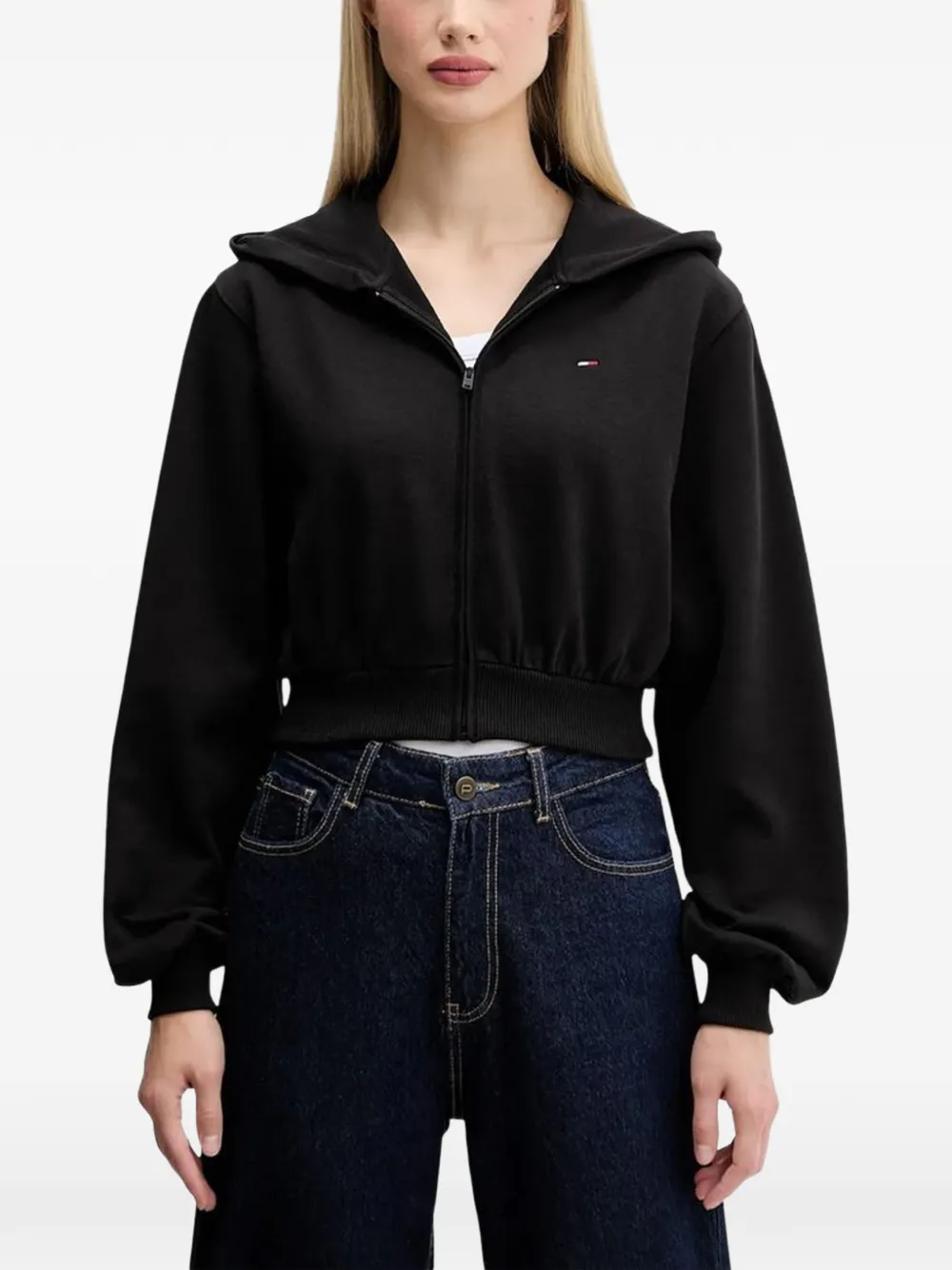 Tommy Jeans zip-up hoodie - Nero