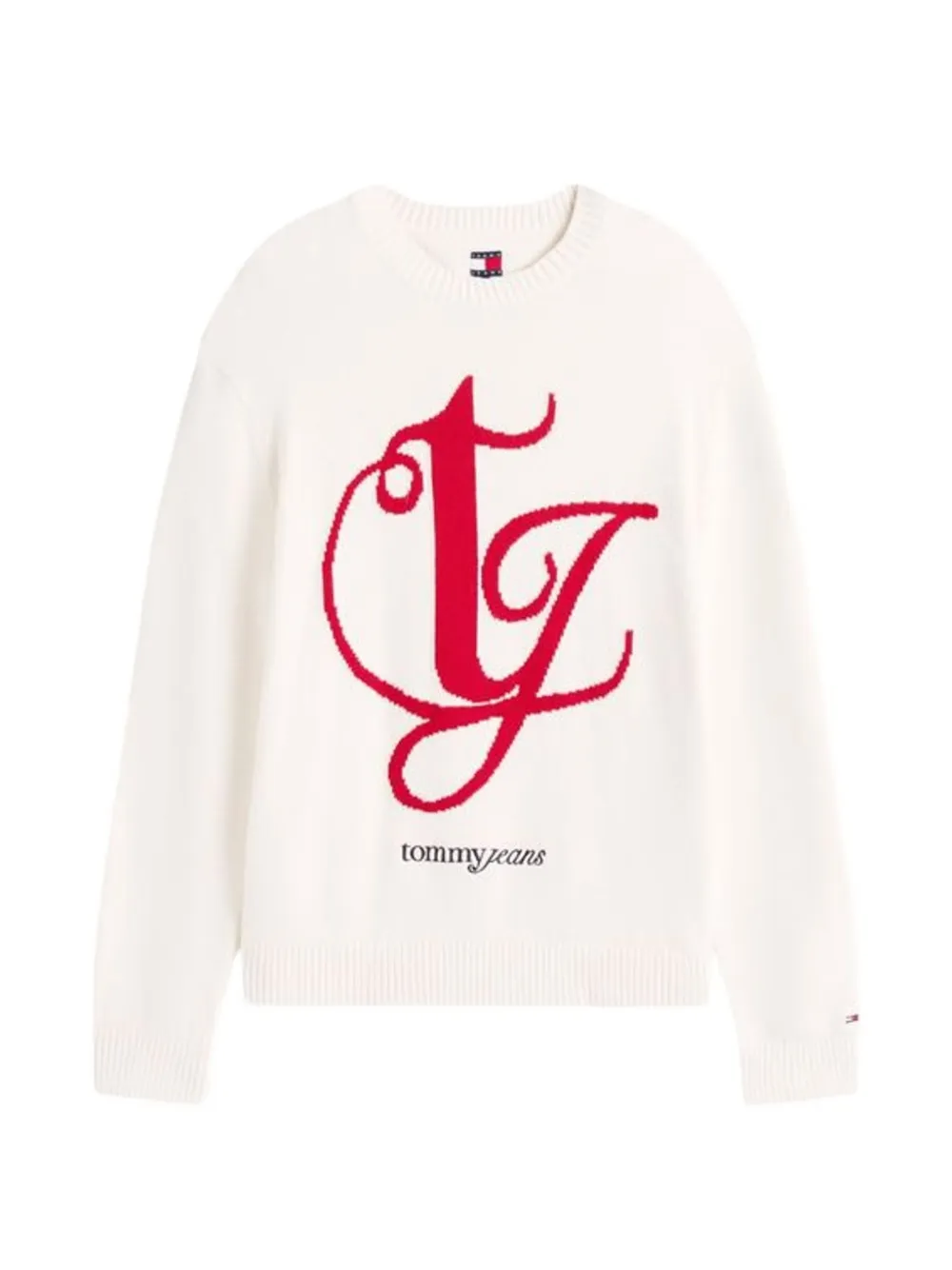 Tommy Jeans logo sweater - Nude