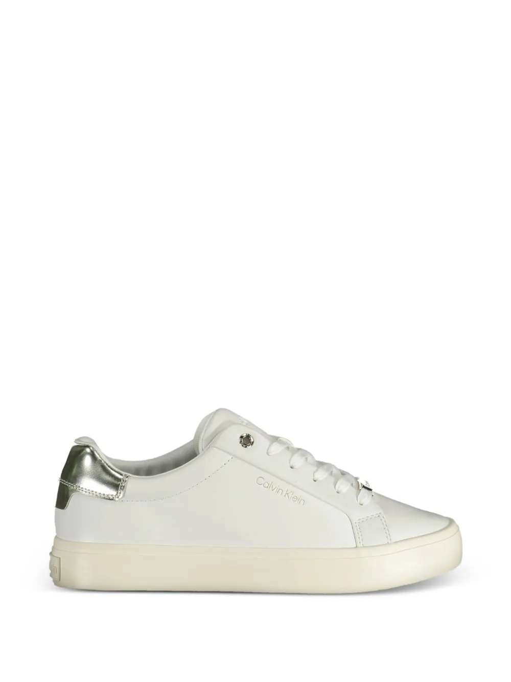 Calvin Klein Kaylee leather sneakers Wit