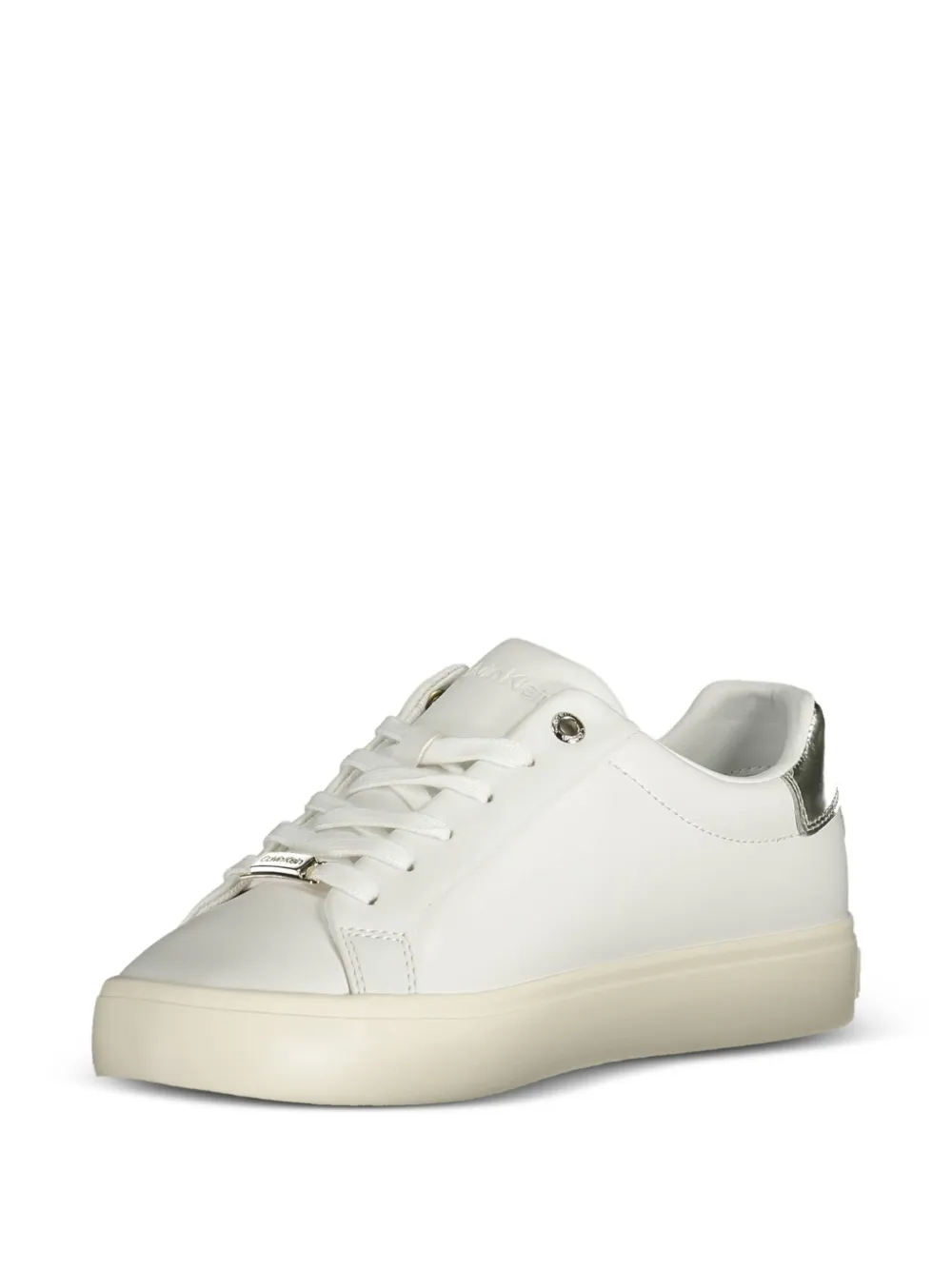 Calvin Klein Kaylee leather sneakers Wit